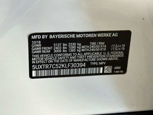 Used 2019 BMW X3 sDrive30i w/ Driving Assistance Package RWD image 40