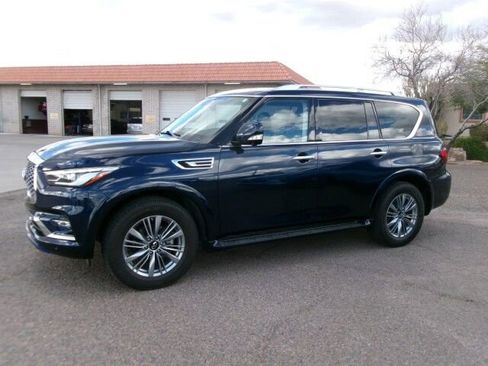 Used 2021 INFINITI QX80 Luxe image 1