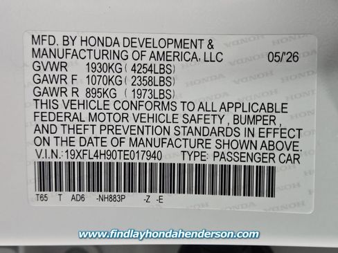 Certified 2026 Honda Civic Sport Touring image 14