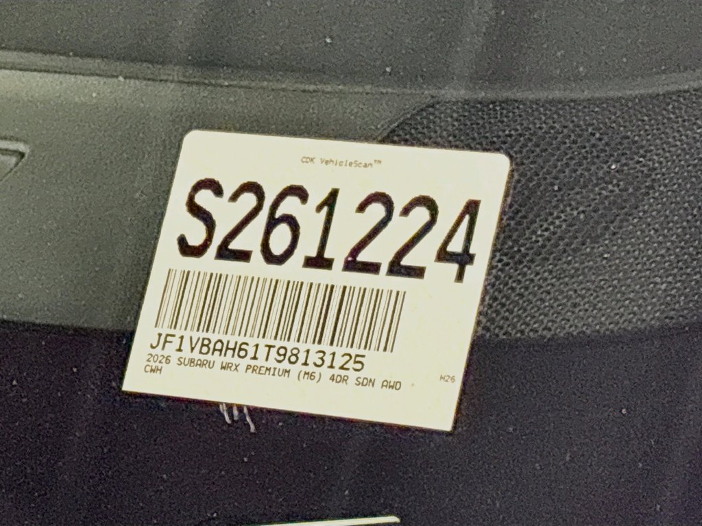 New 2026 Subaru WRX Premium AWD/4WD image 25