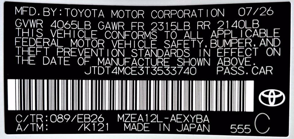New 2026 Toyota Corolla XSE FWD image 25