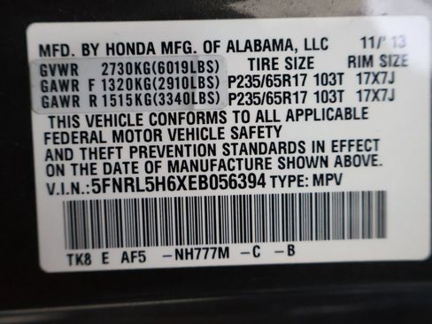 Used 2014 Honda Odyssey EX-L image 13
