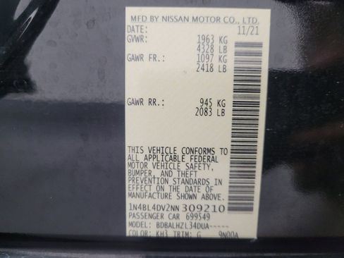 Used 2022 Nissan Altima 2.5 SV FWD image 33