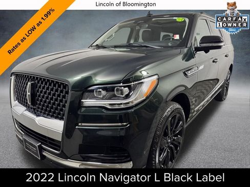 Certified 2022 Lincoln Navigator L Black Label AWD/4WD image 1