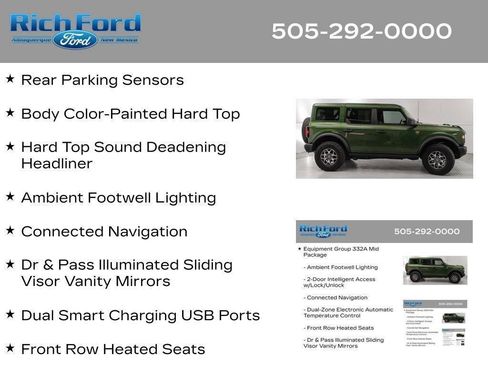 Certified 2025 Ford Bronco Badlands AWD/4WD image 66