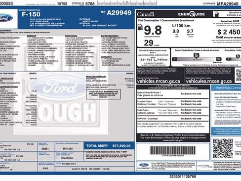 Used 2021 Ford F150 Lariat w/ Equipment Group 502A High AWD/4WD image 19