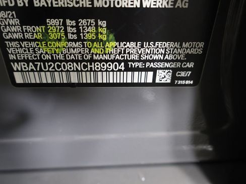 Used 2022 BMW 750i xDrive w/ Executive Package AWD/4WD image 57