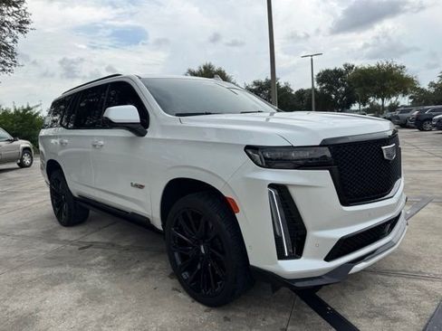 Certified 2023 Cadillac Escalade V w/ LPO, ONYX Package AWD/4WD image 12