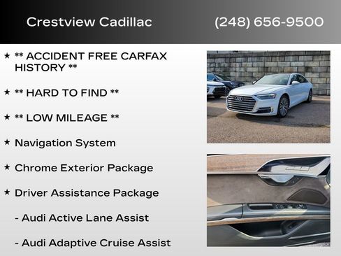 Used 2019 Audi A8 L 3.0T w/ Executive Package image 6