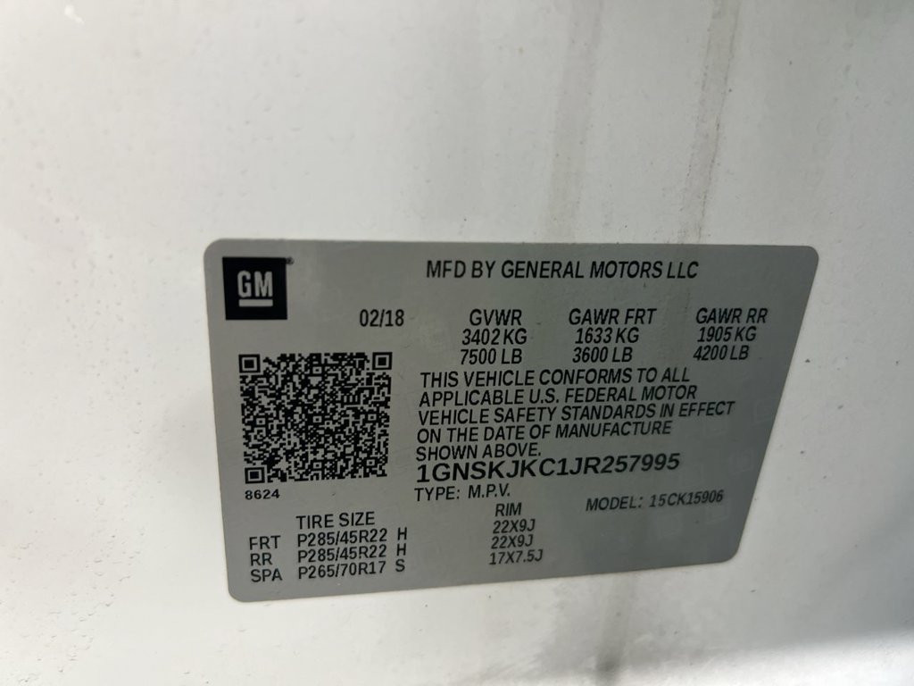 Used 2018 Chevrolet Suburban Premier w/ RST Edition AWD/4WD image 30