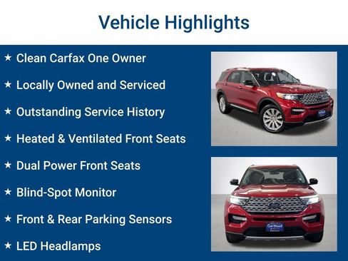 Used 2022 Ford Explorer Limited w/ Equipment Group 301A AWD/4WD image 3
