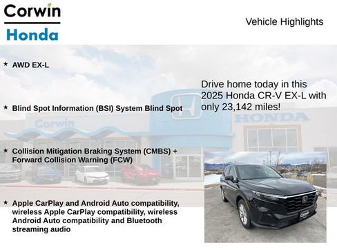 Used 2025 Honda CR-V EX-L image 6