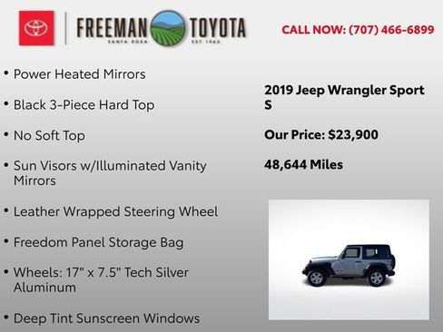 Used 2019 Jeep Wrangler Sport image 11