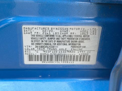 Used 2020 Nissan Sentra SV w/ Trunk Package FWD image 31