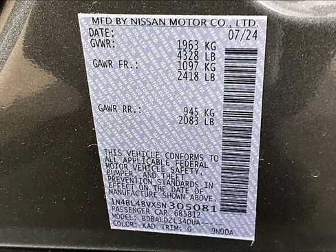 Certified 2025 Nissan Altima 2.5 S image 33