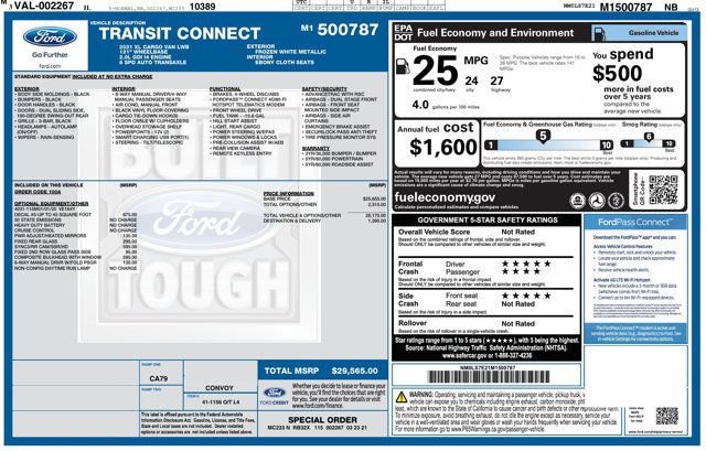 Used 2021 Ford Transit Connect XL FWD image 4