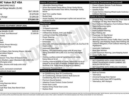 Used 2023 GMC Yukon SLT AWD/4WD image 55