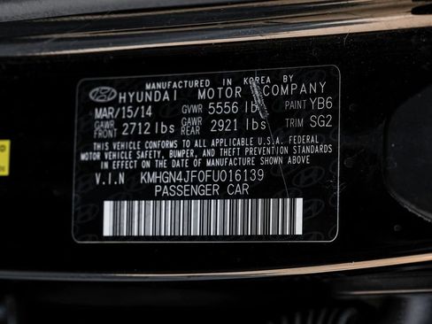 Used 2015 Hyundai Genesis 5.0 w/ Option Group 05 RWD image 62