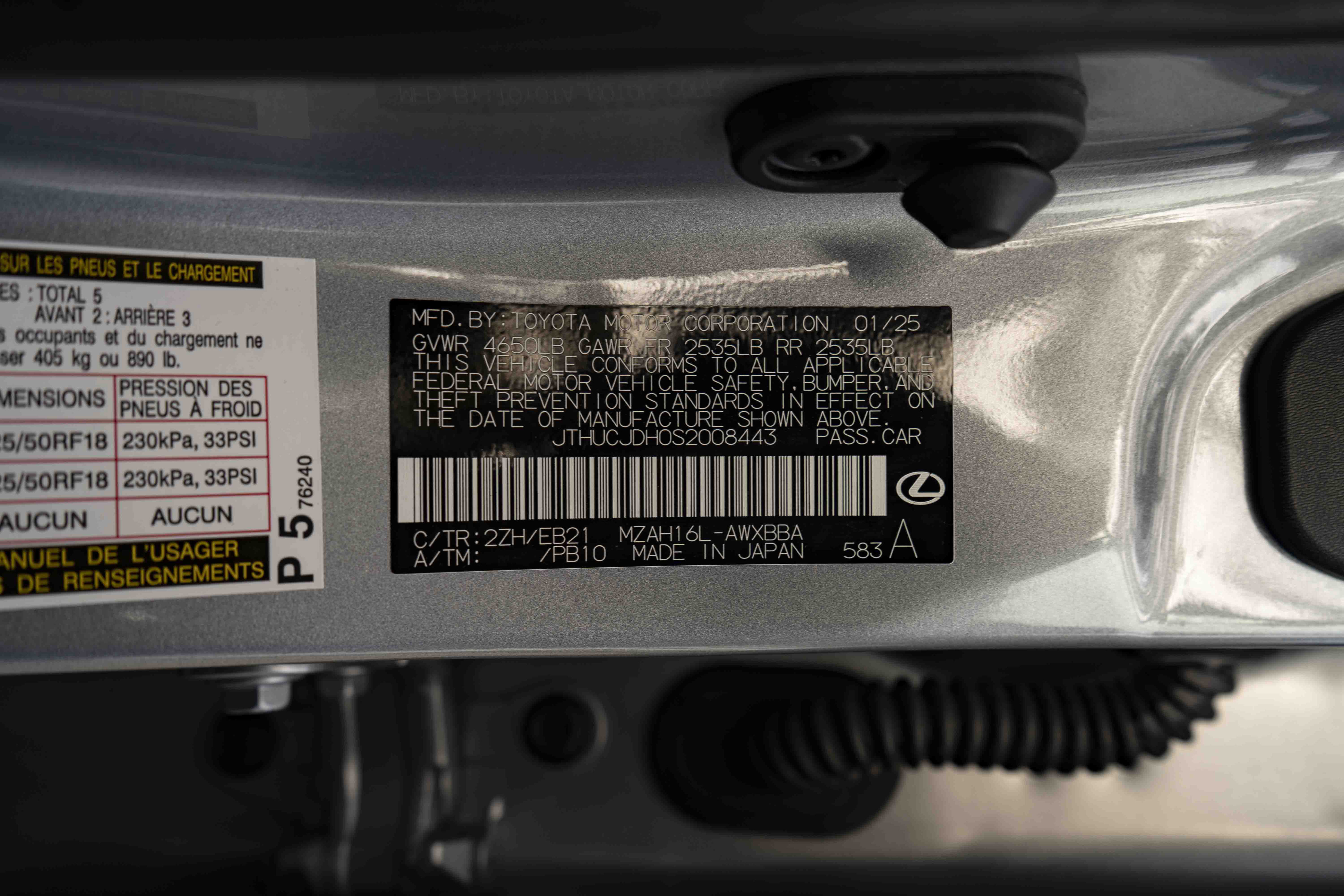 Used 2025 Lexus UX 300h AWD w/ Accessory Package (Z1) image 47
