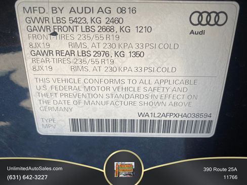 Used 2017 Audi Q5 2.0T Premium Plus w/ Technology Package AWD/4WD image 16