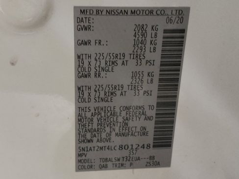 Used 2020 Nissan Rogue SL w/ Premium Package image 33