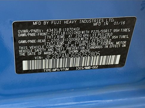 Used 2016 Subaru Crosstrek 2.0i Limited image 12