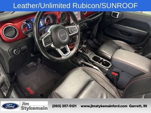 Used 2021 Jeep Wrangler Unlimited Rubicon w/ Uconnect 4C Nav & Sound Group AWD/4WD image 47