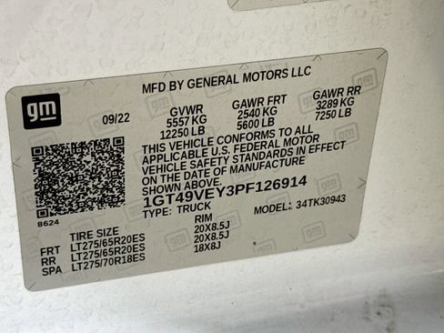 Used 2023 GMC Sierra 3500 AT4 w/ Gooseneck/5TH Wheel Package AWD/4WD image 27