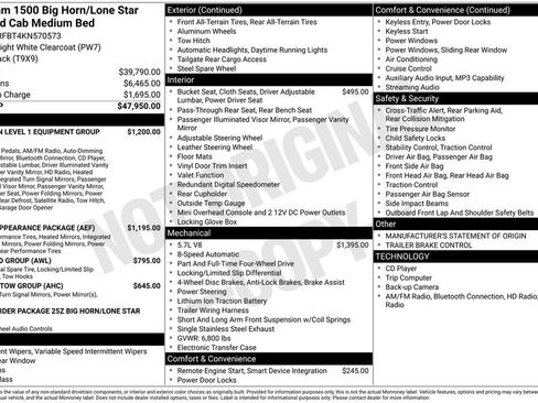 Used 2019 RAM 1500 Big Horn AWD/4WD image 18