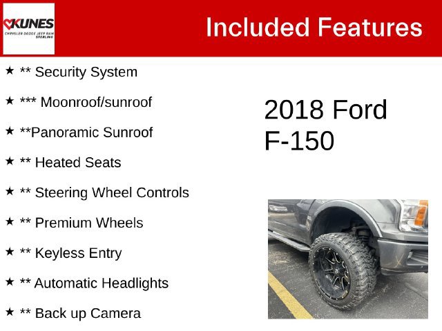 Used 2018 Ford F150 XLT w/ Equipment Group 302A Luxury AWD/4WD image 4
