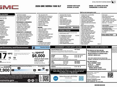New 2026 GMC Sierra 1500 SLT w/ SLT Premium Plus Package