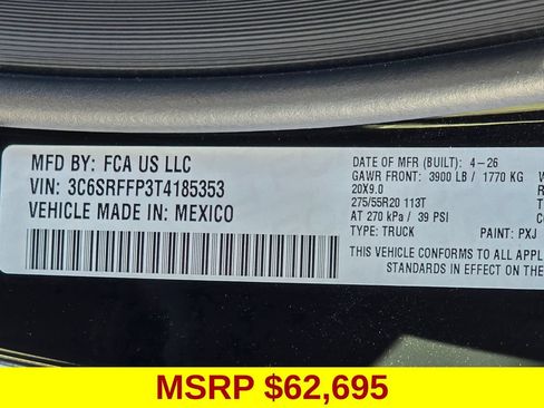 New 2026 RAM 1500 Big Horn w/ Night Edition AWD/4WD image 43