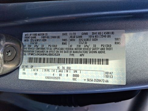 Used 2022 Ford Escape SE w/ Convenience Package image 26