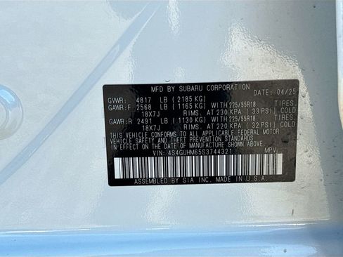 Certified 2025 Subaru Crosstrek 2.5i Limited w/ Crosstrek Mirror Package image 45