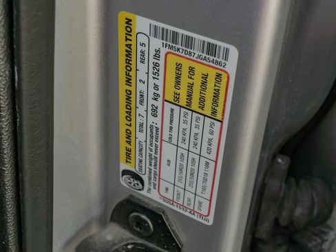 Used 2018 Ford Explorer XLT w/ Equipment Group 202A image 70