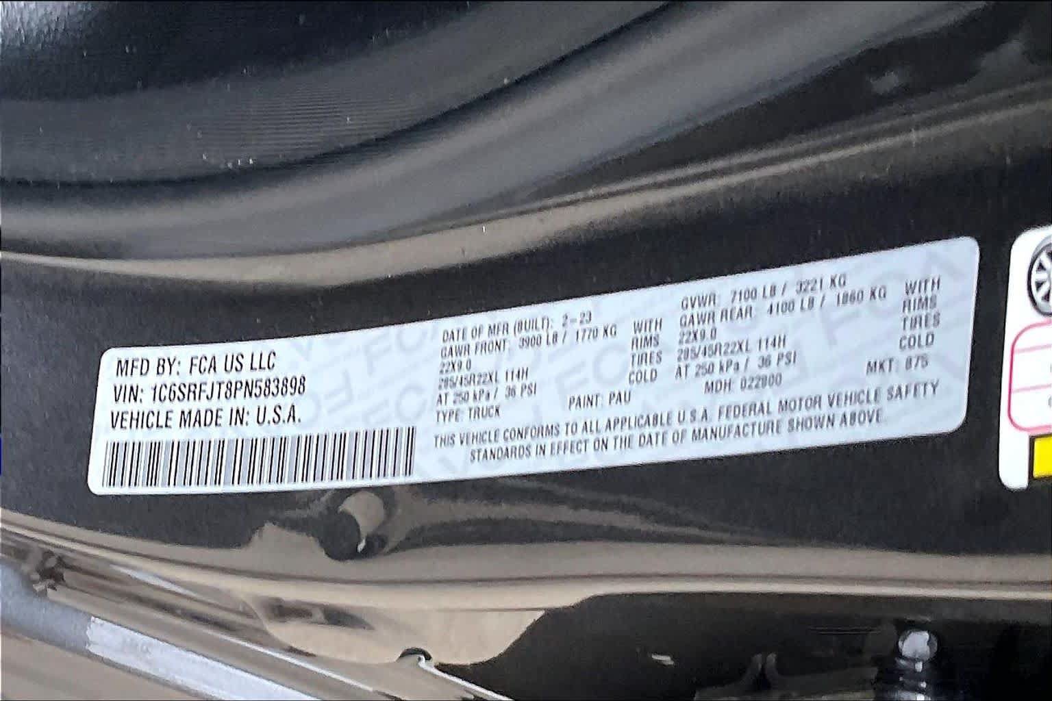 Used 2023 RAM 1500 Laramie AWD/4WD image 34