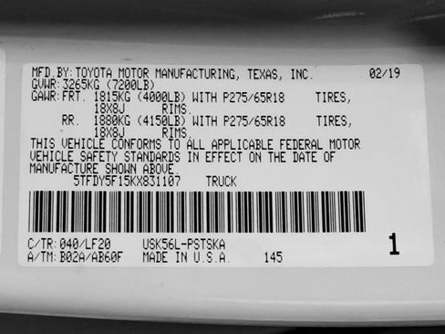 Used 2019 Toyota Tundra TRD Pro AWD/4WD image 59