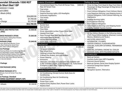 Used 2025 Chevrolet Silverado 1500 RST AWD/4WD image 2
