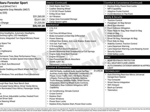 Used 2023 Subaru Forester Sport image 3