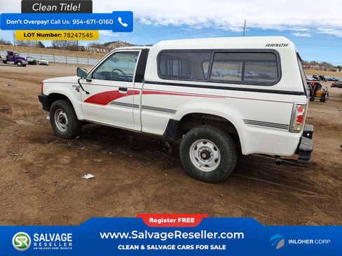 Used 1989 MAZDA B-Series Pickup 4x4 Regular Cab B2600i image 3
