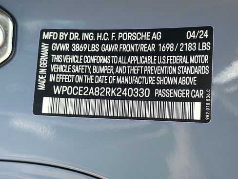 Used 2024 Porsche 718 Boxster Spyder RS RWD image 39