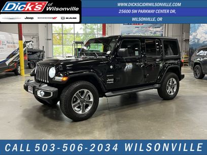 Used 2022 Jeep Wrangler Unlimited Sahara w/ LED Lighting Group