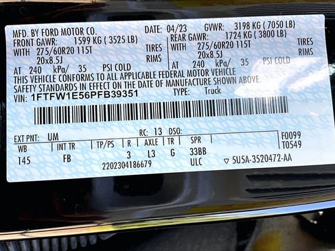 Used 2023 Ford F150 XLT w/ Equipment Group 302A High AWD/4WD image 34