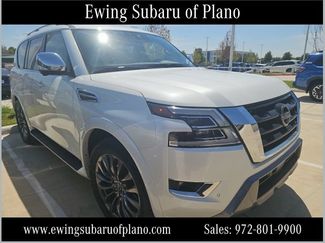 Used 2023 Nissan Armada Platinum w/ Captain's Chairs Package RWD video 1