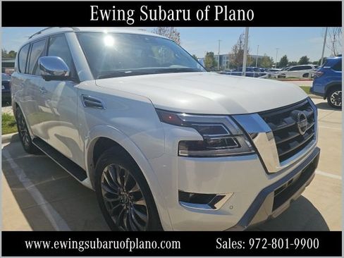 Used 2023 Nissan Armada Platinum w/ Captain's Chairs Package RWD image 1
