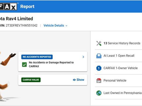 Used 2017 Toyota RAV4 Limited w/ Advanced Technology Package AWD/4WD image 7
