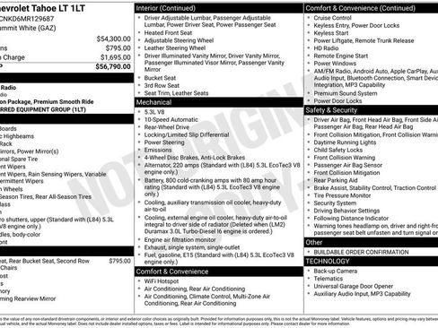 Used 2021 Chevrolet Tahoe LT RWD image 6