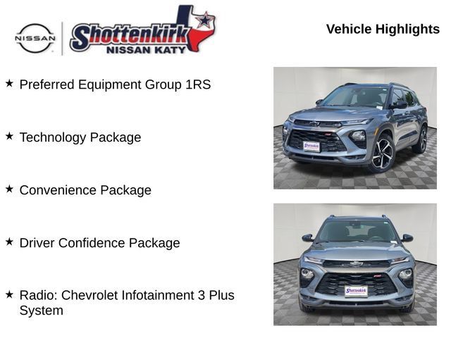 Used 2022 Chevrolet TrailBlazer RS w/ Technology Package FWD image 6