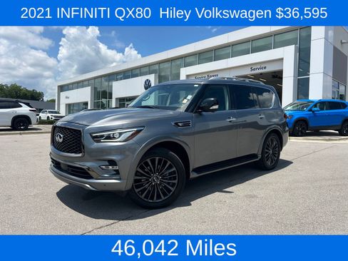 Used 2021 INFINITI QX80 Premium Select w/ Cargo Package RWD image 1