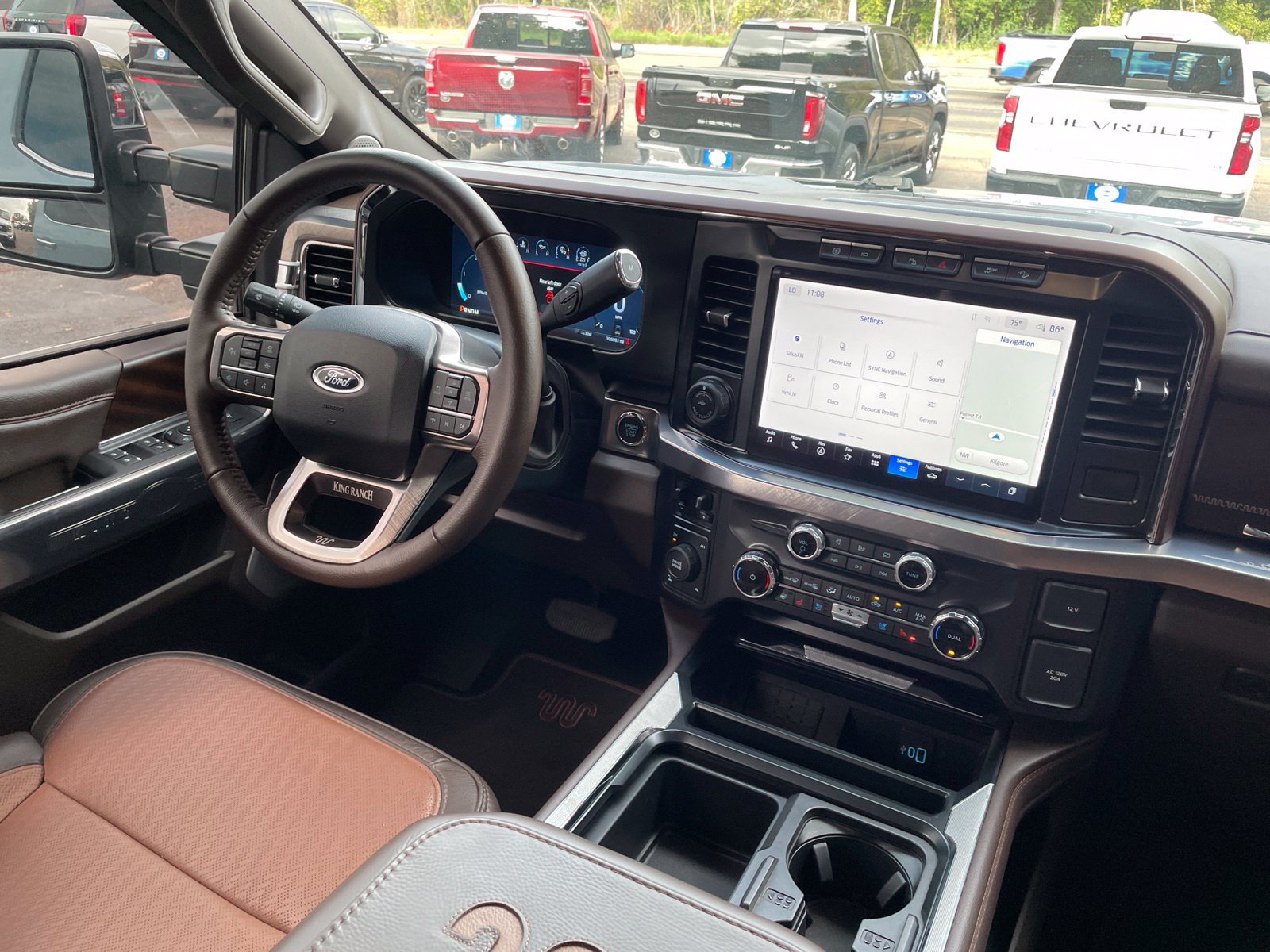 Used 2024 Ford F350 King Ranch w/ Chrome Package AWD/4WD image 42